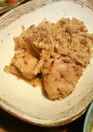 くせになる　鶏モモの粒マスタード炒め-レシピのメイン写真