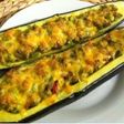 巨大ズッキーニ!丸ごとボートグラタン