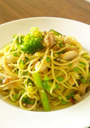 残った鯵のお刺身でパスタ-レシピのメイン写真