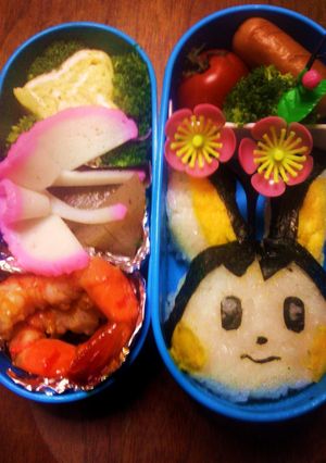 エモンガ（ポケモン）弁当-レシピのメイン写真