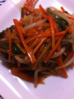 鯵の煮つけde立田揚げ彩り甘酢あんかけ-レシピのメイン写真