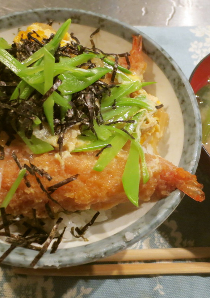 エビフライの卵とじは、鎌倉丼-レシピのメイン写真