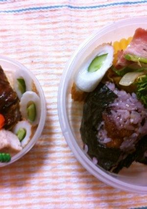 鶏のから揚げde鶏むす-レシピのメイン写真