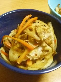 人参ごぼうれんこんのカレーきんぴら-レシピのメイン写真