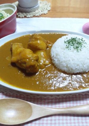 ごろごろチキンのココナッツカレー♪-レシピのメイン写真