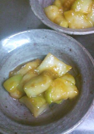 肉無し★ヘチマの味噌炒め-レシピのメイン写真