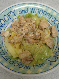鶏モモとキャベツの簡単蒸し焼き~☆-レシピのメイン写真