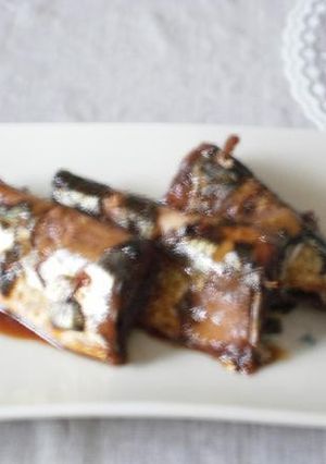 圧力鍋で作る、やわらか秋刀魚の甘露煮！-レシピのメイン写真
