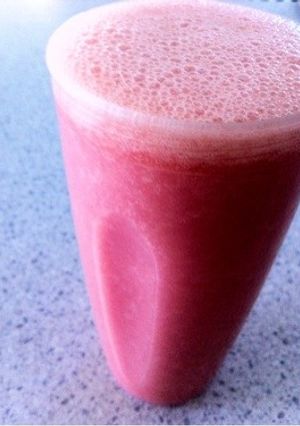 ピンクグレフルとすいかのスムージー-レシピのメイン写真