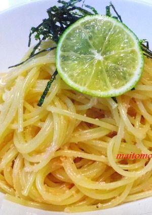 すだち香る　たらこスパゲティ-レシピのメイン写真
