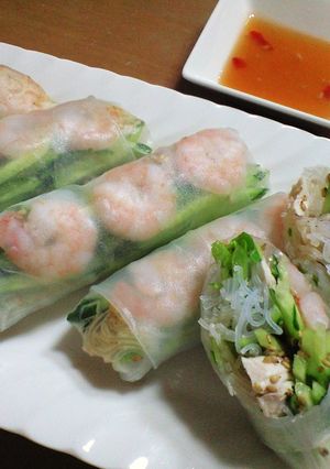 海老生春巻き-レシピのメイン写真