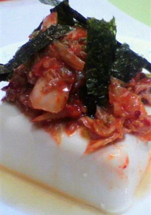 簡単おつまみ キムチ豆腐-レシピのメイン写真