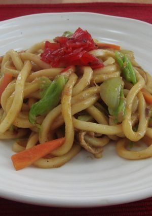 カレー焼きうどん-レシピのメイン写真