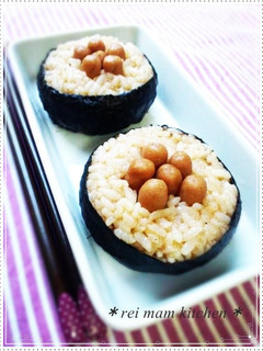✿ポークビッツで♡お花の海苔巻きにぎり✿-レシピのメイン写真