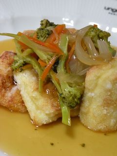 甘酢野菜あんかけ☆とうふちくわ-レシピのメイン写真