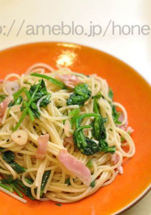 菜の花のゆず胡椒、ペペロンチーニ-レシピのメイン写真