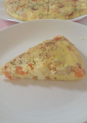 ＊簡単☆炊飯器でチーズポテトオムレツ＊-レシピのメイン写真