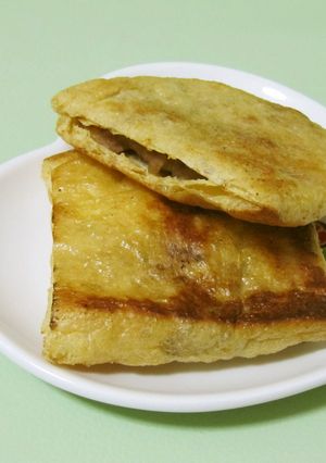 油揚げの肉じゃがサンド-レシピのメイン写真