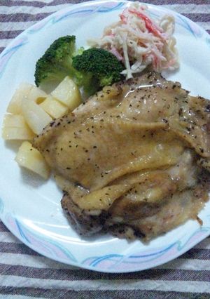 バジルチキン焼き-レシピのメイン写真