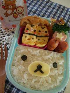 簡単♪コリラックマ弁当☆-レシピのメイン写真