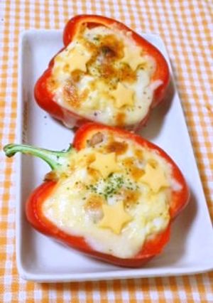 パプリカカップdeタルタルビッツグラタン-レシピのメイン写真