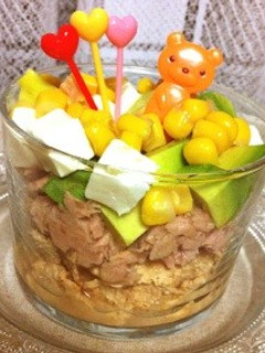 なめらかサクサク♬サラダ風玄米フレーク-レシピのメイン写真