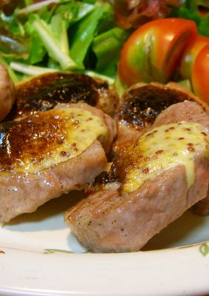 豚ヒレ肉のマスタードマヨ焼き-レシピのメイン写真