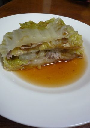 超速激ラク♪　白菜と豚肉の重ね煮-レシピのメイン写真