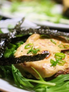 椎茸の和風クリームチーズ焼き。-レシピのメイン写真