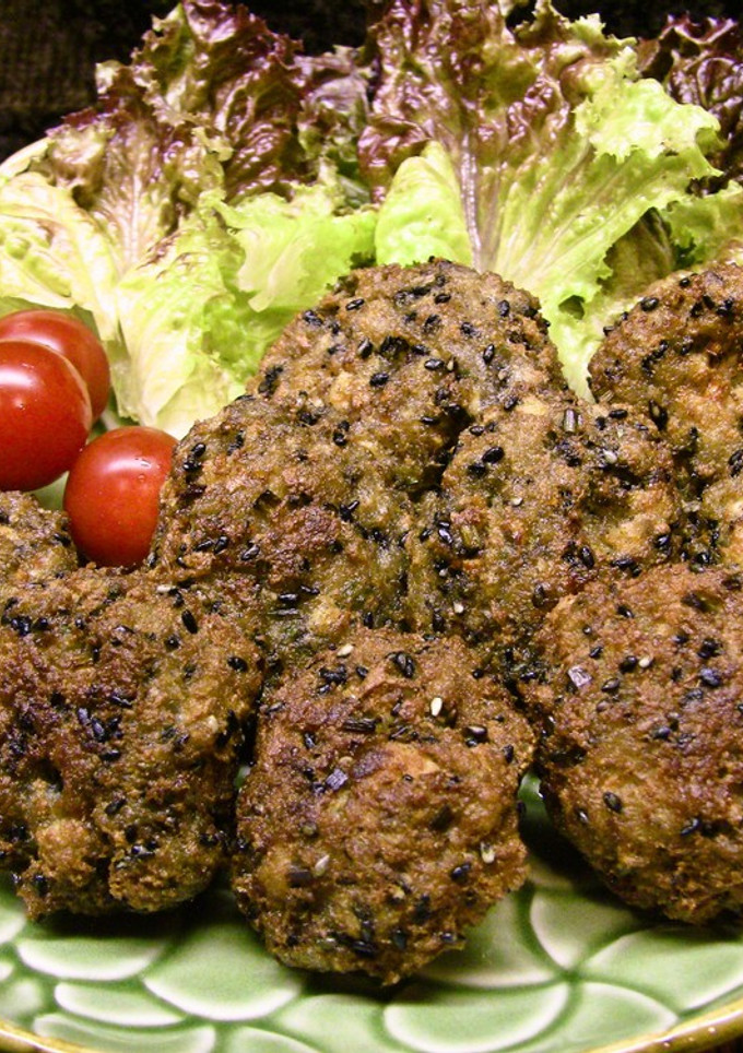ふわもちっと❤豆腐と蓮根の揚げバーグ♪-レシピのメイン写真