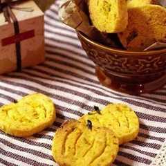รูปของ かぼちゃのハロウィンクッキー