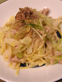 豚肉とキャベツの野菜炒め風パスタ-レシピのメイン写真