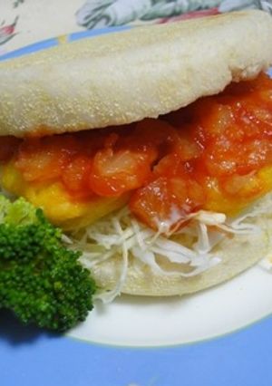 ナゲットとパイントマトソースのマフィン-レシピのメイン写真