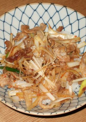 豚の「自在丼」-レシピのメイン写真