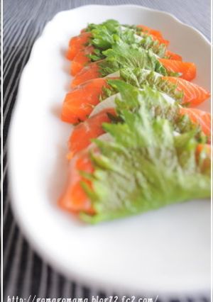 昆布サーモンのシソ大根-レシピのメイン写真