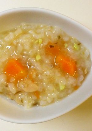 ツナとトマトの炊き込みご飯　離乳食中期～-レシピのメイン写真