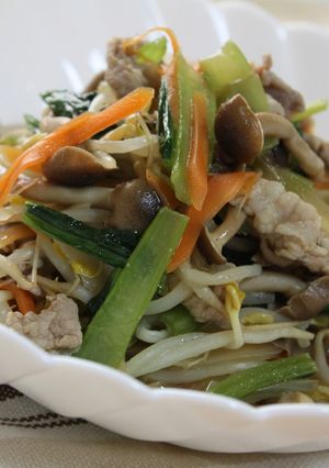 ◆美味しい☆豚肉ともやしのバタポン炒め◆-レシピのメイン写真