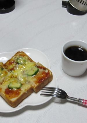 簡単ピザトースト-レシピのメイン写真
