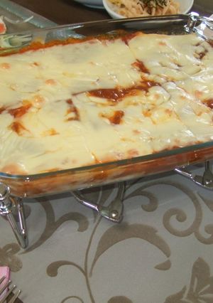 ♪手打ち生パスタ生地で簡単ラザニア♪-レシピのメイン写真