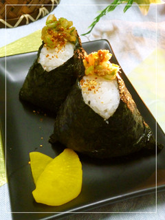白菜味噌おにぎり-レシピのメイン写真