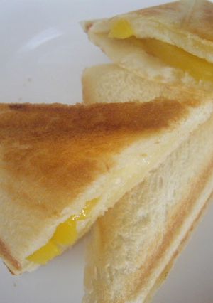 黄桃のホットサンド-レシピのメイン写真