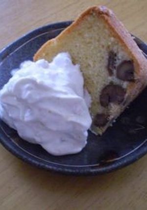 栗のパウンドケーキ～マロンクリーム～-レシピのメイン写真