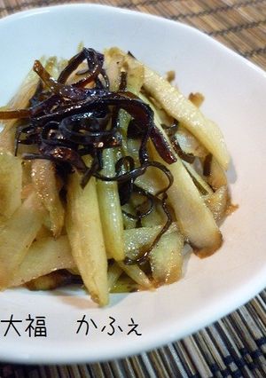 簡単　ごま油香る　塩コンブごぼう-レシピのメイン写真