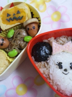 ハロウィン弁当☆ミニーちゃん-レシピのメイン写真