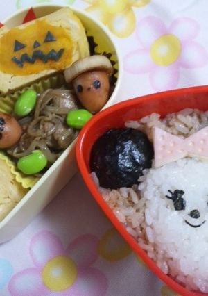 ハロウィン弁当☆ミニーちゃん-レシピのメイン写真