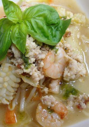 バジルトマトのイタリアンちゃんぽん-レシピのメイン写真