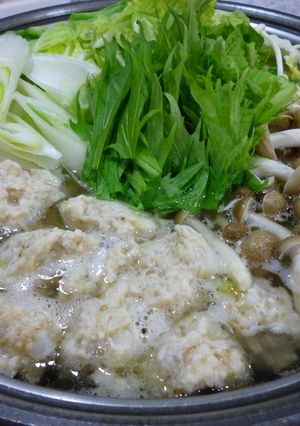 ふわっふわ鶏だんご鍋-レシピのメイン写真