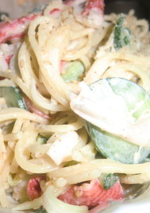 ♥ごまｄeスパゲティーサラダ♥-レシピのメイン写真