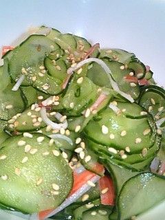 胡瓜カニカマの酢の物-レシピのメイン写真