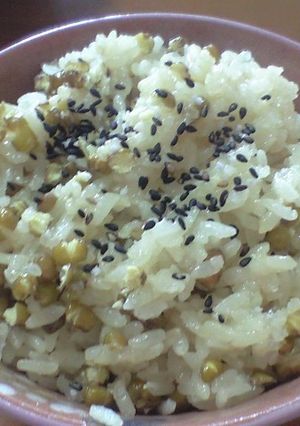 緑豆のおこわ-レシピのメイン写真